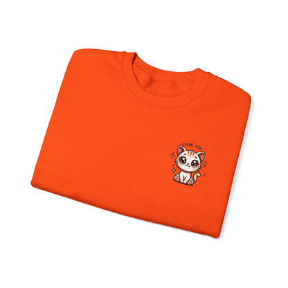 Feline Fine | Unisex Heavy Blend™ Crewneck Sweatshirt