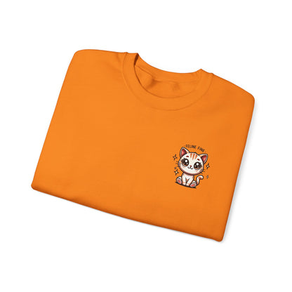 Feline Fine | Unisex Heavy Blend™ Crewneck Sweatshirt