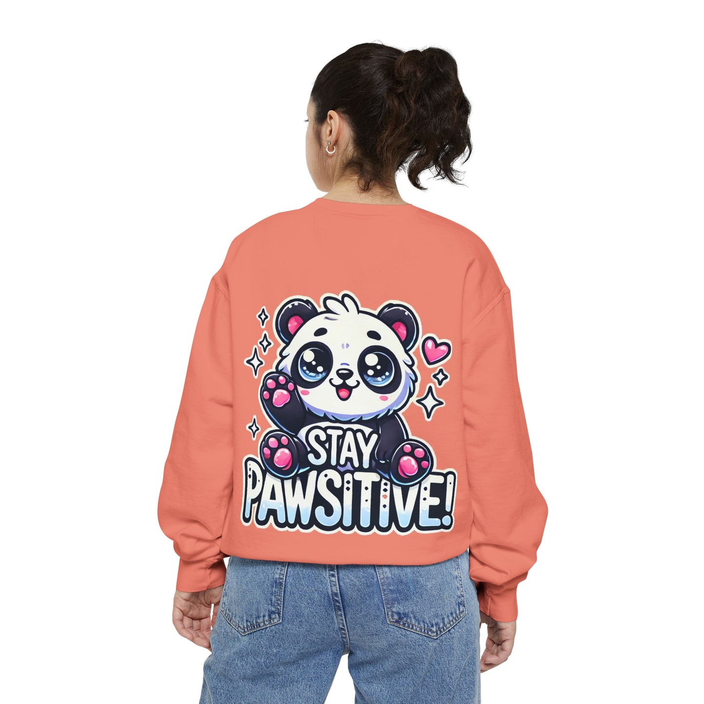 Pawsitive | Unisex Garment-Dyed Sweatshirt