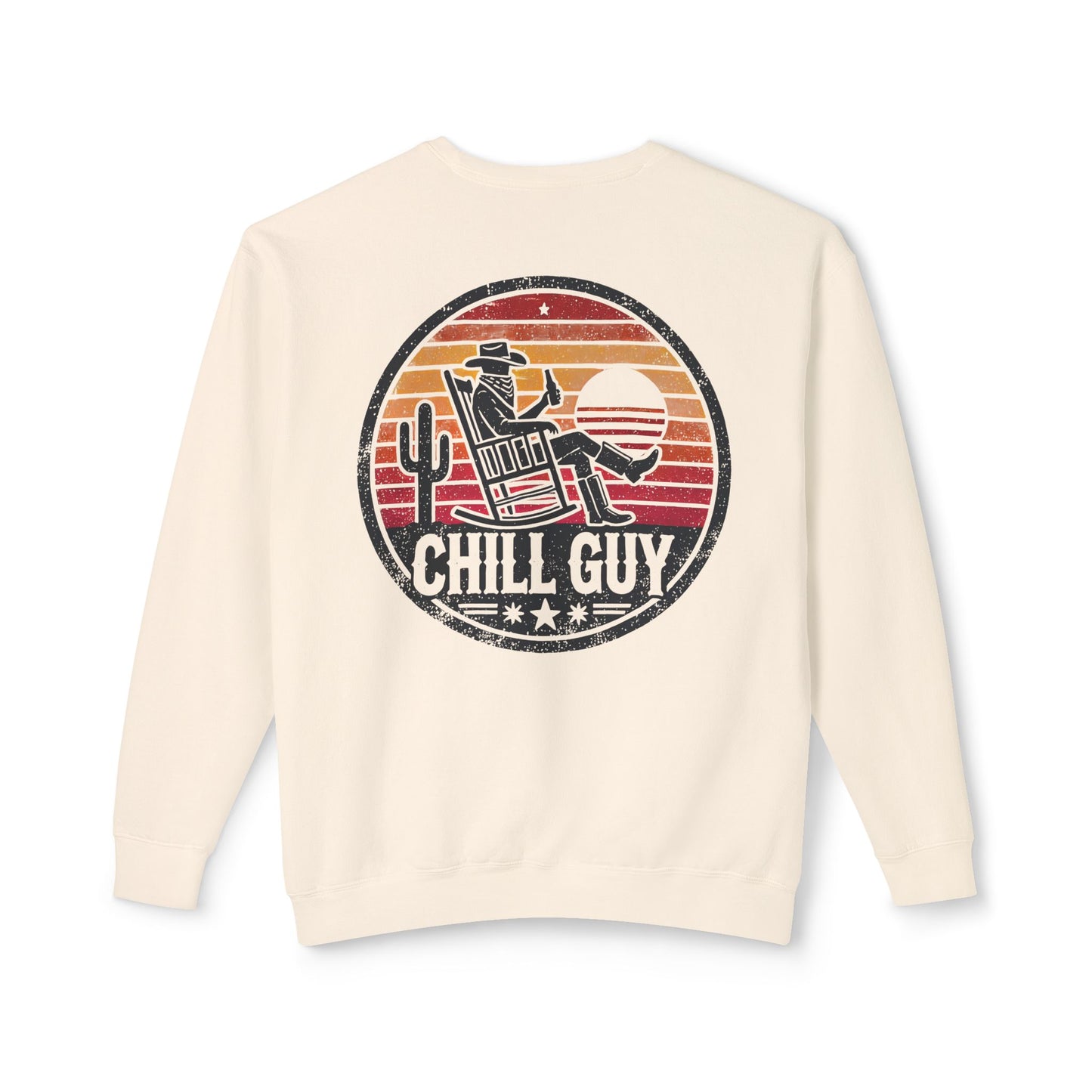 Chill Cowboy | Unisex Lightweight Crewneck Sweatshirt