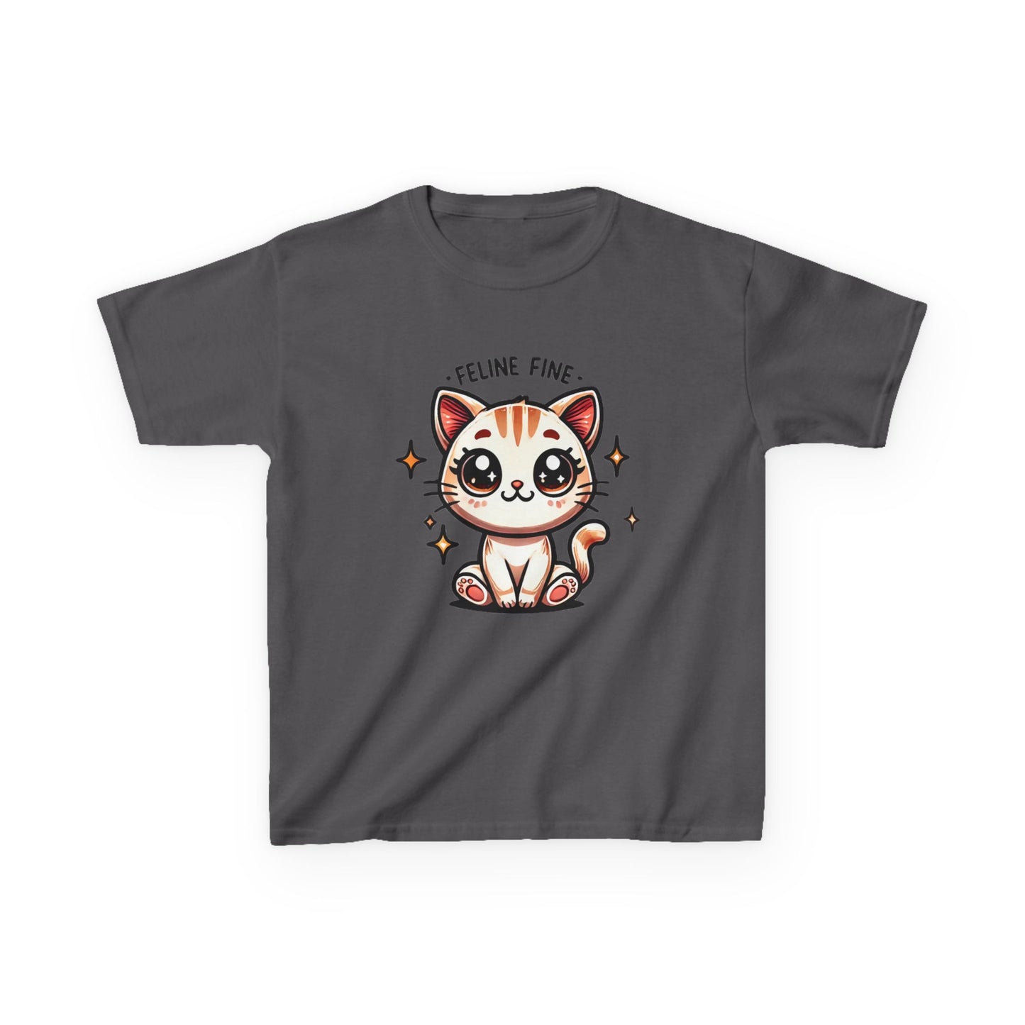 Feline Fine | Kids Heavy Cotton™ Tee