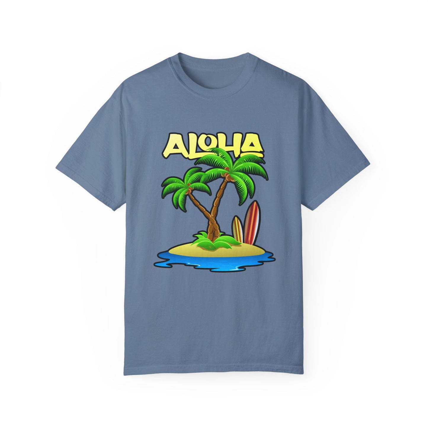 ALOHA | Unisex Garment-Dyed T-shirt