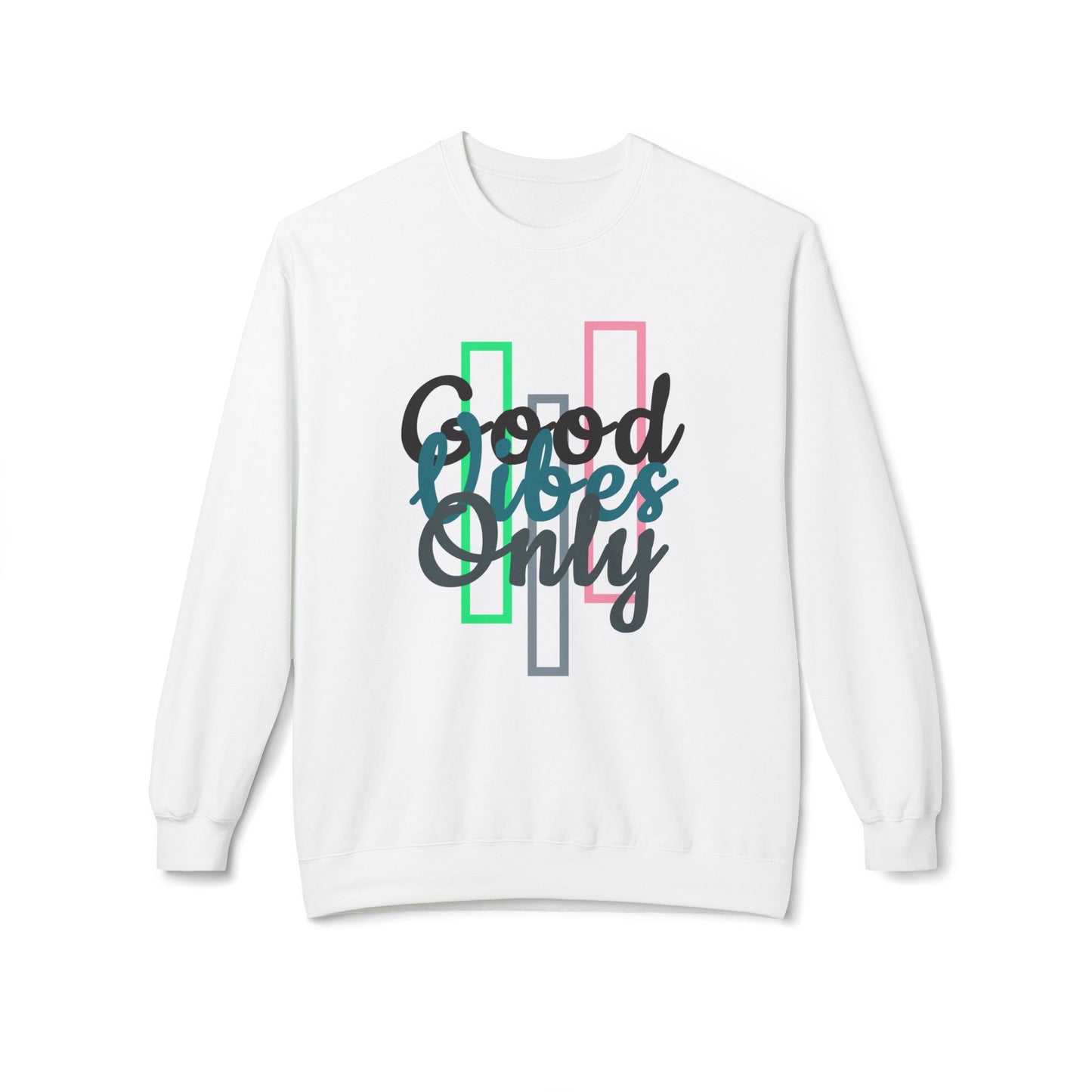 Good Vibes Only | Unisex Midweight Softstyle Fleece Crewneck Sweatshirt