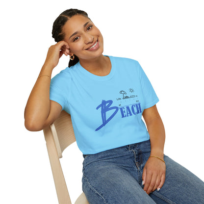 Life is Better at the Beach | Unisex Softstyle T-Shirt