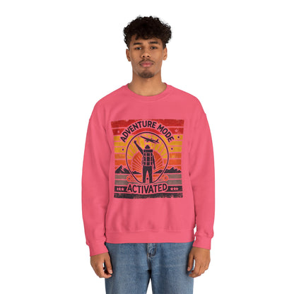 Adventure Mode Activated | Unisex Heavy Blend™ Crewneck Sweatshirt