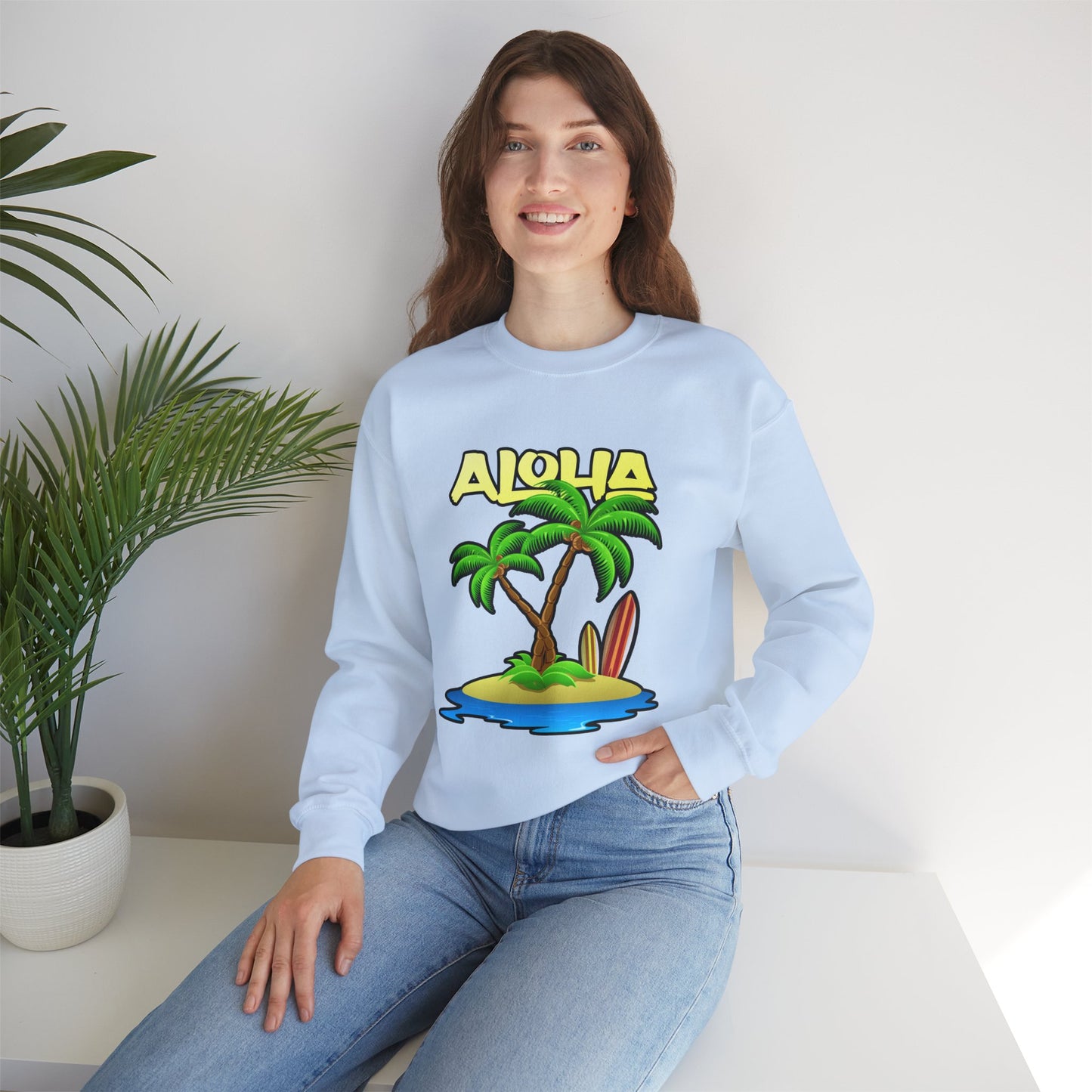 ALOHA | Unisex Heavy Blend™ Crewneck Sweatshirt