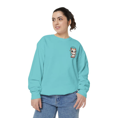Feline Fine | Unisex Garment-Dyed Sweatshirt