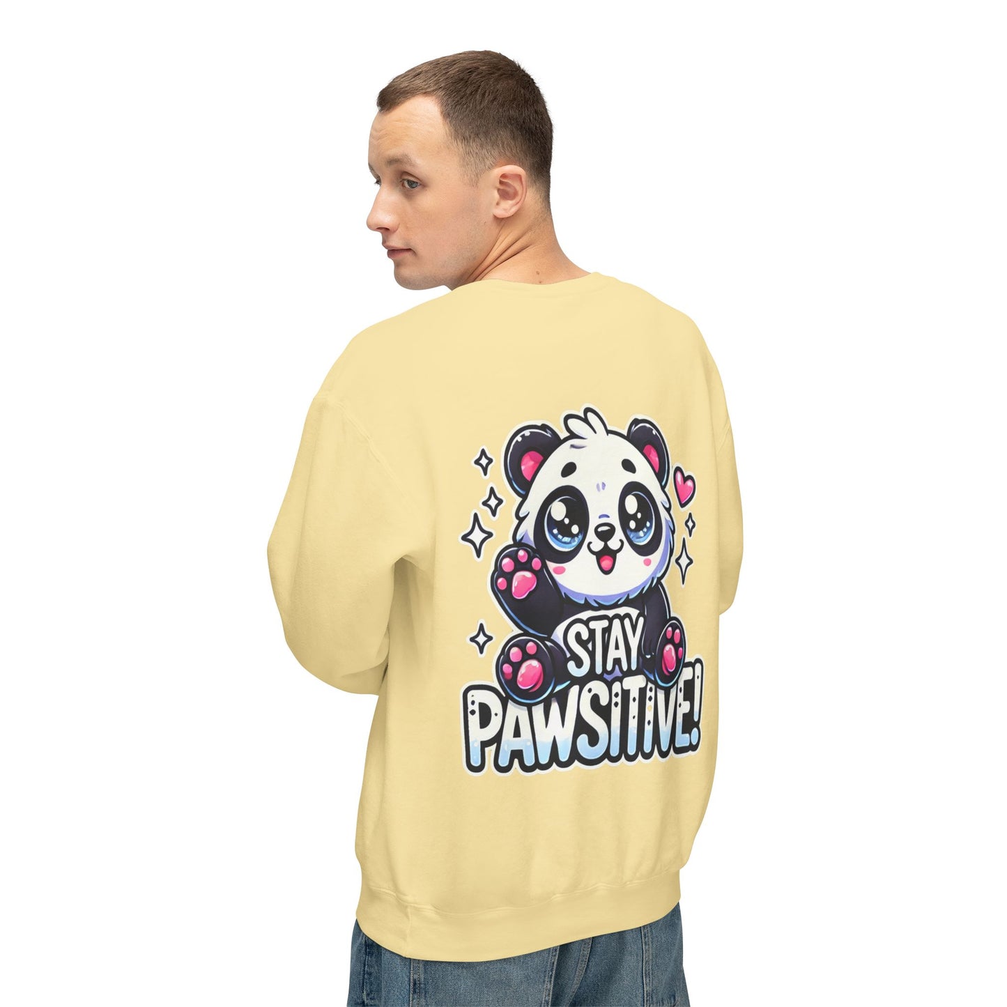 Pawsitive | Unisex Lightweight Crewneck Sweatshirt