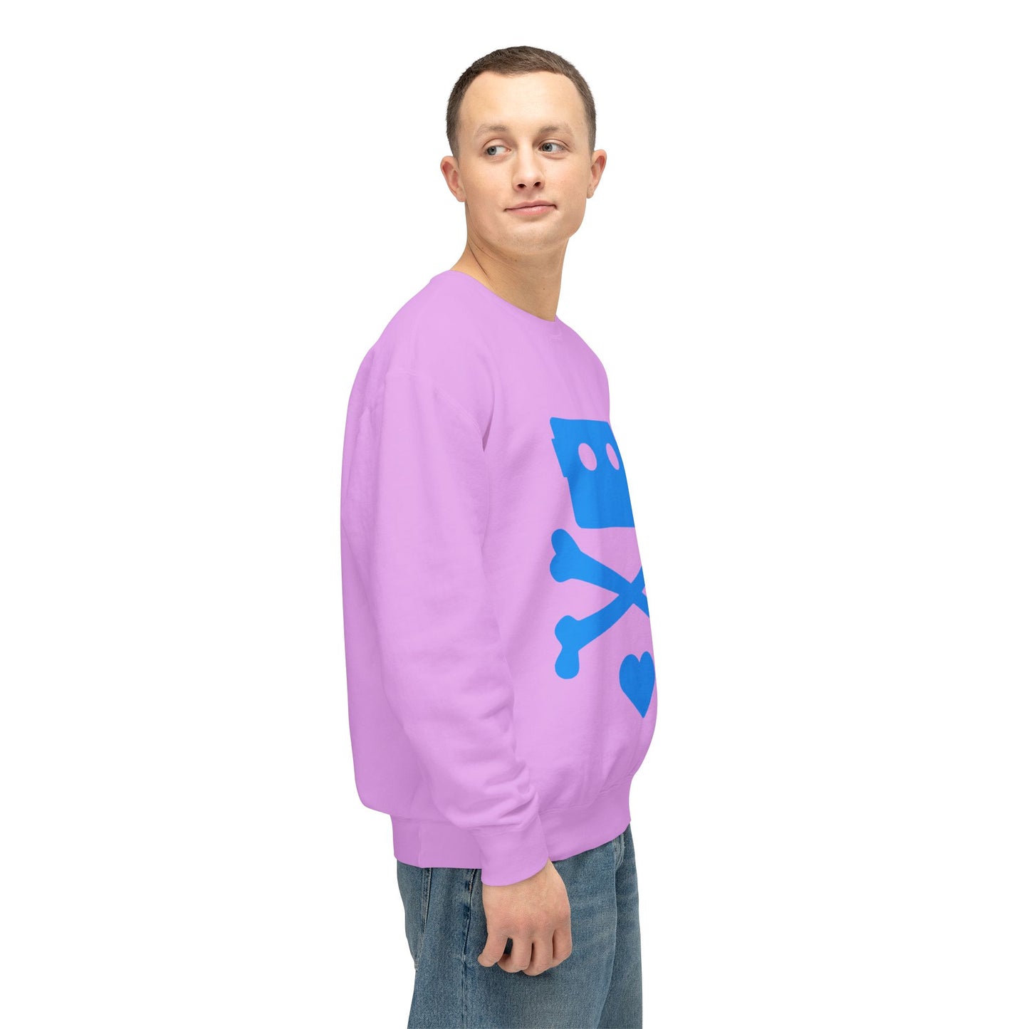 Zima Blue | Unisex Lightweight Crewneck Sweatshirt