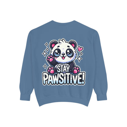 Pawsitive | Unisex Garment-Dyed Sweatshirt