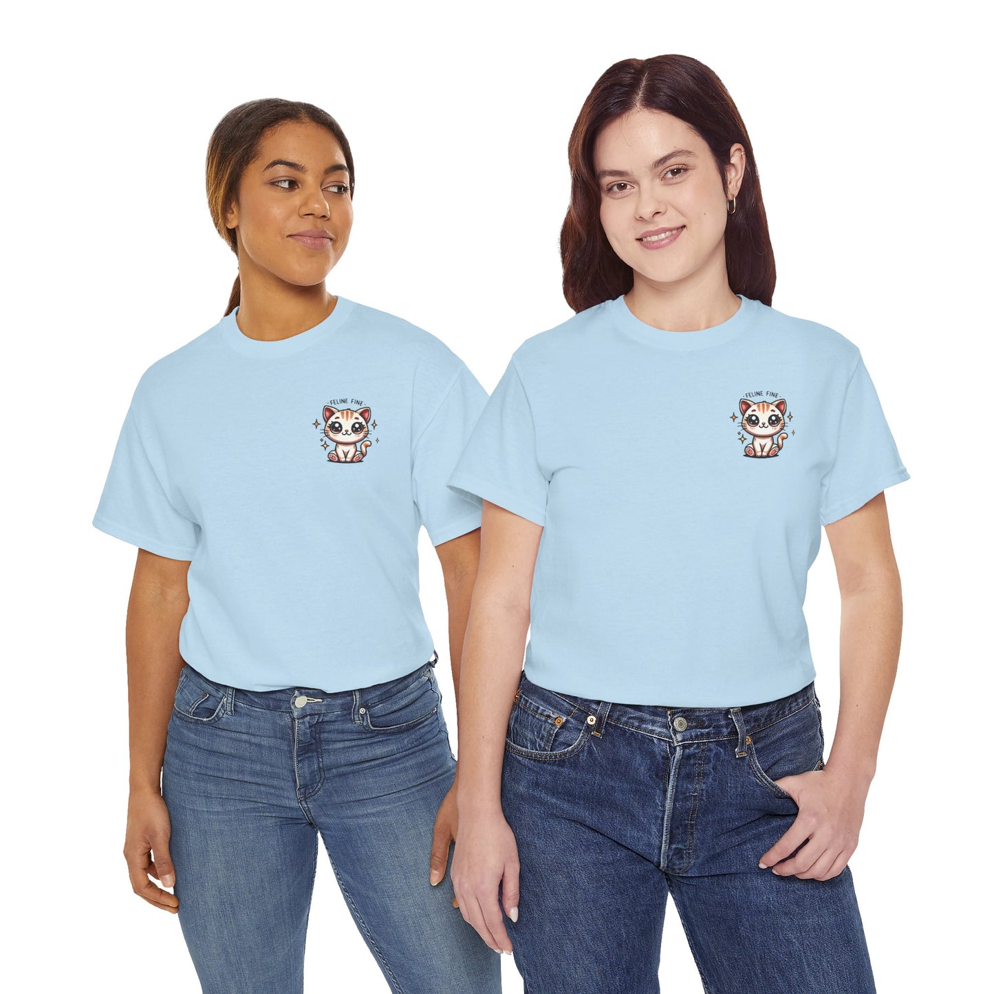 Feline Fine | Unisex Heavy Cotton Tee