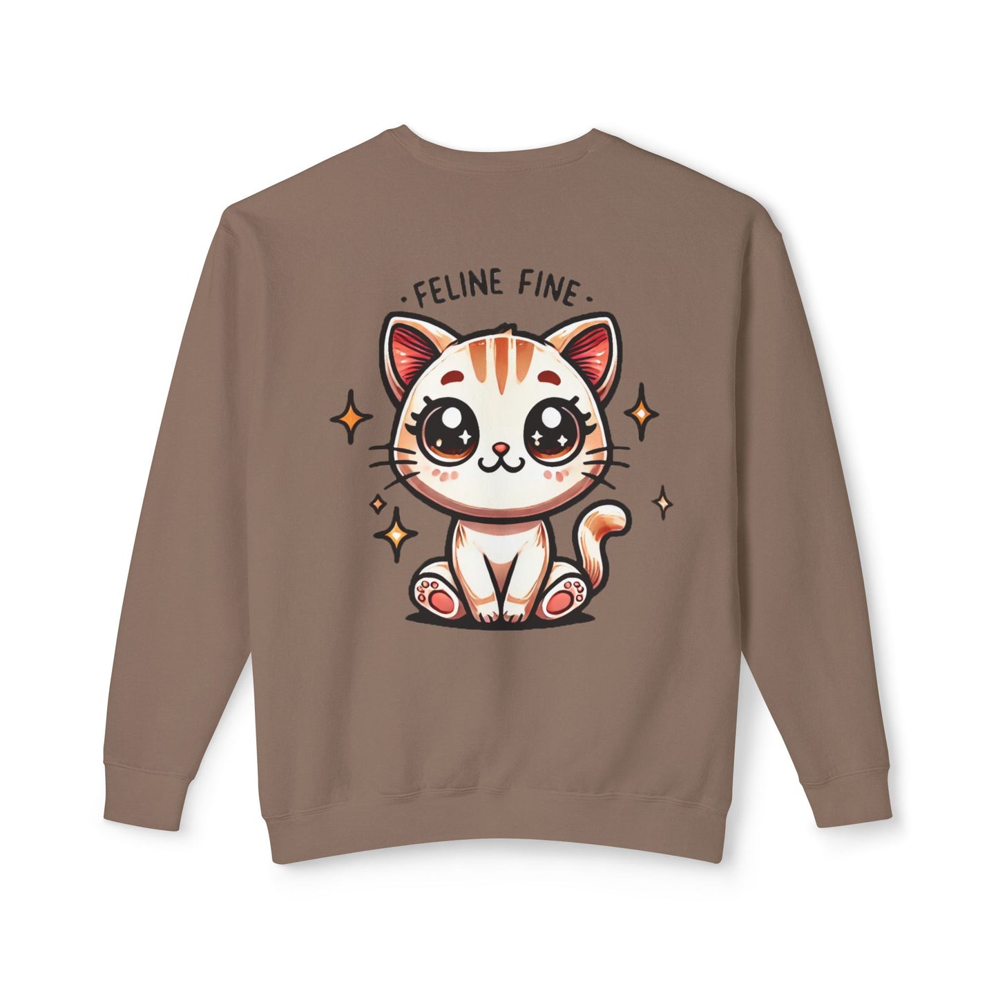 Feline Fine | Unisex Lightweight Crewneck Sweatshirt