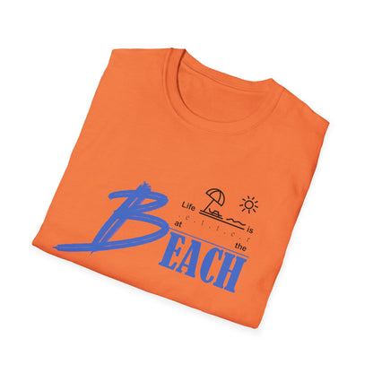 Life is Better at the Beach | Unisex Softstyle T-Shirt