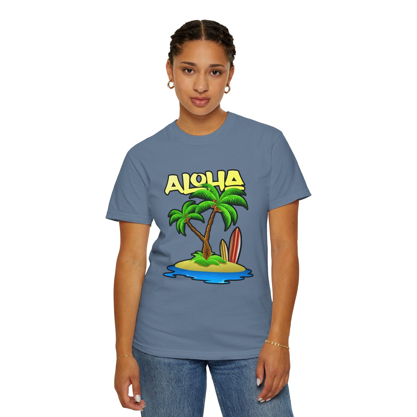 ALOHA | Unisex Garment-Dyed T-shirt