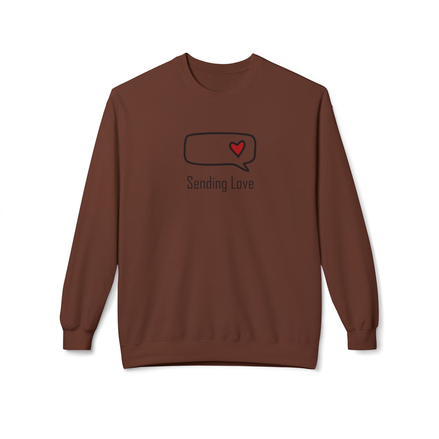 Sending Love_Unisex Midweight Softstyle Fleece Crewneck Sweatshirt