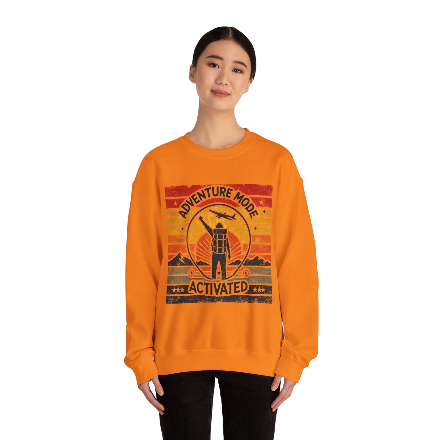 Adventure Mode Activated | Unisex Heavy Blend™ Crewneck Sweatshirt