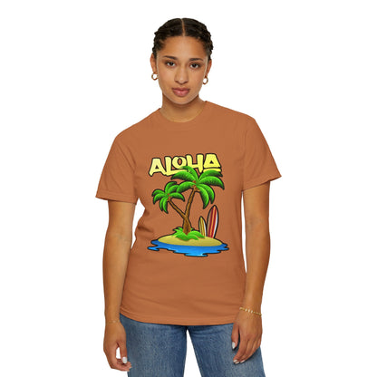 ALOHA | Unisex Garment-Dyed T-shirt
