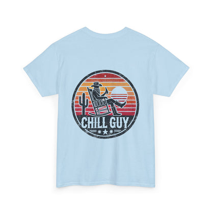 Chill Cowboy | Unisex Heavy Cotton Tee