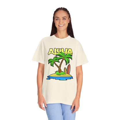 ALOHA | Unisex Garment-Dyed T-shirt