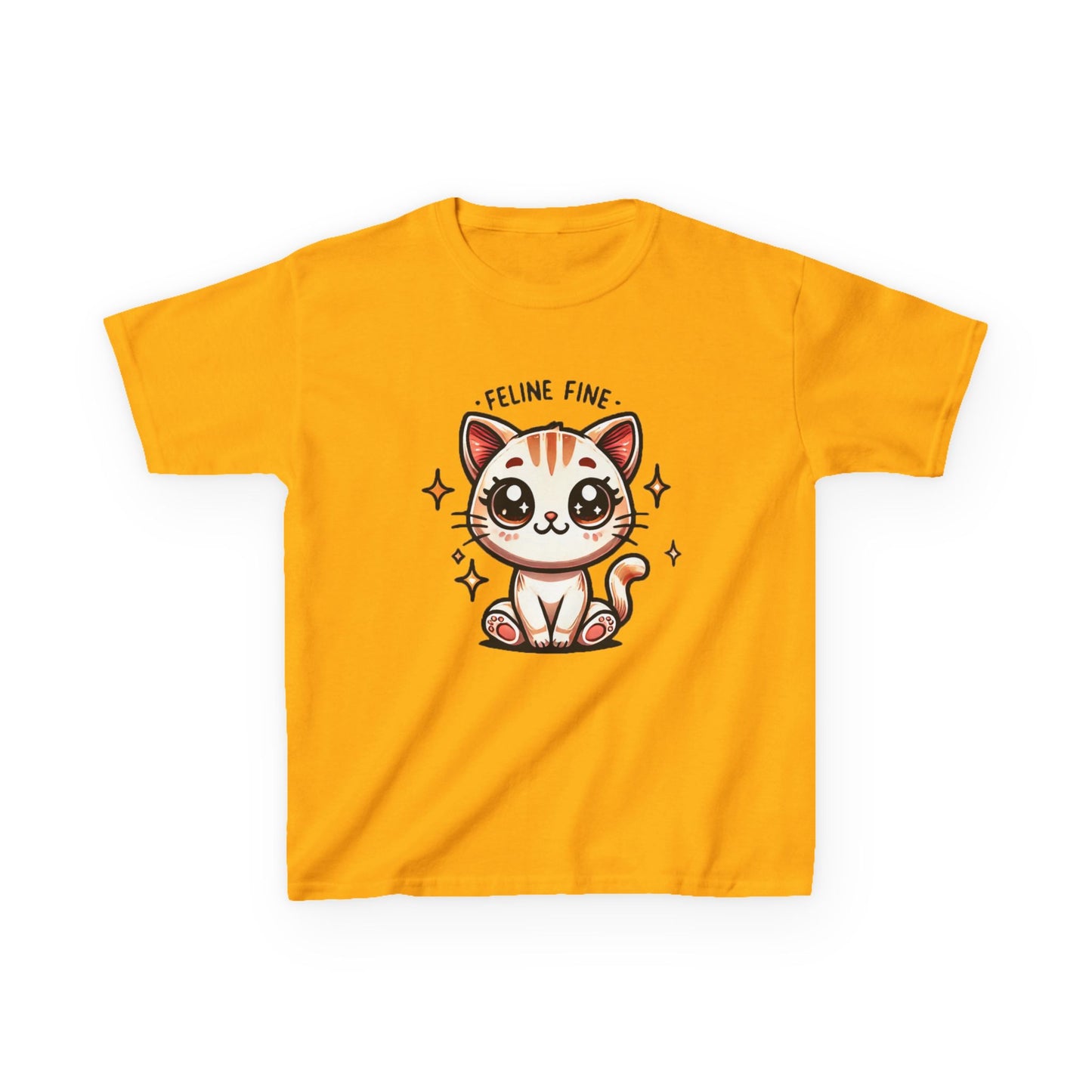 Feline Fine | Kids Heavy Cotton™ Tee