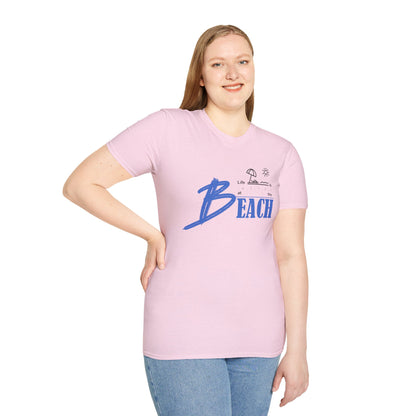 Life is Better at the Beach | Unisex Softstyle T-Shirt