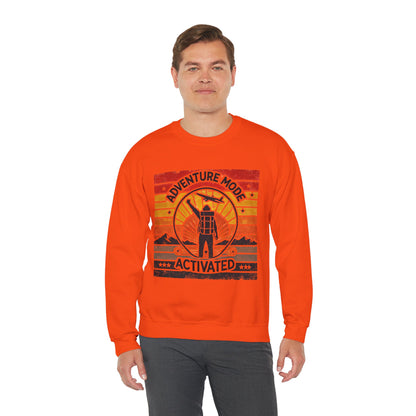 Adventure Mode Activated | Unisex Heavy Blend™ Crewneck Sweatshirt