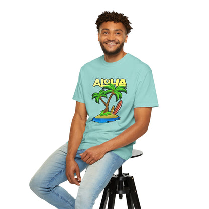 ALOHA | Unisex Garment-Dyed T-shirt