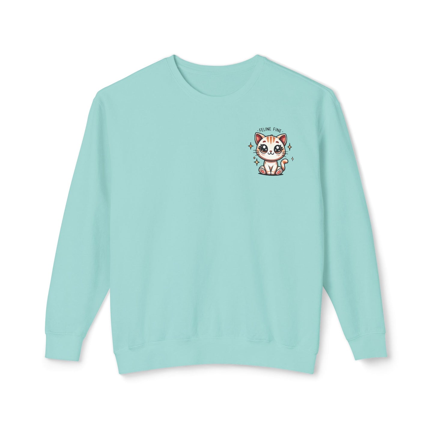 Feline Fine | Unisex Lightweight Crewneck Sweatshirt