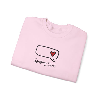 Sending Love_Unisex Heavy Blend™ Crewneck Sweatshirt