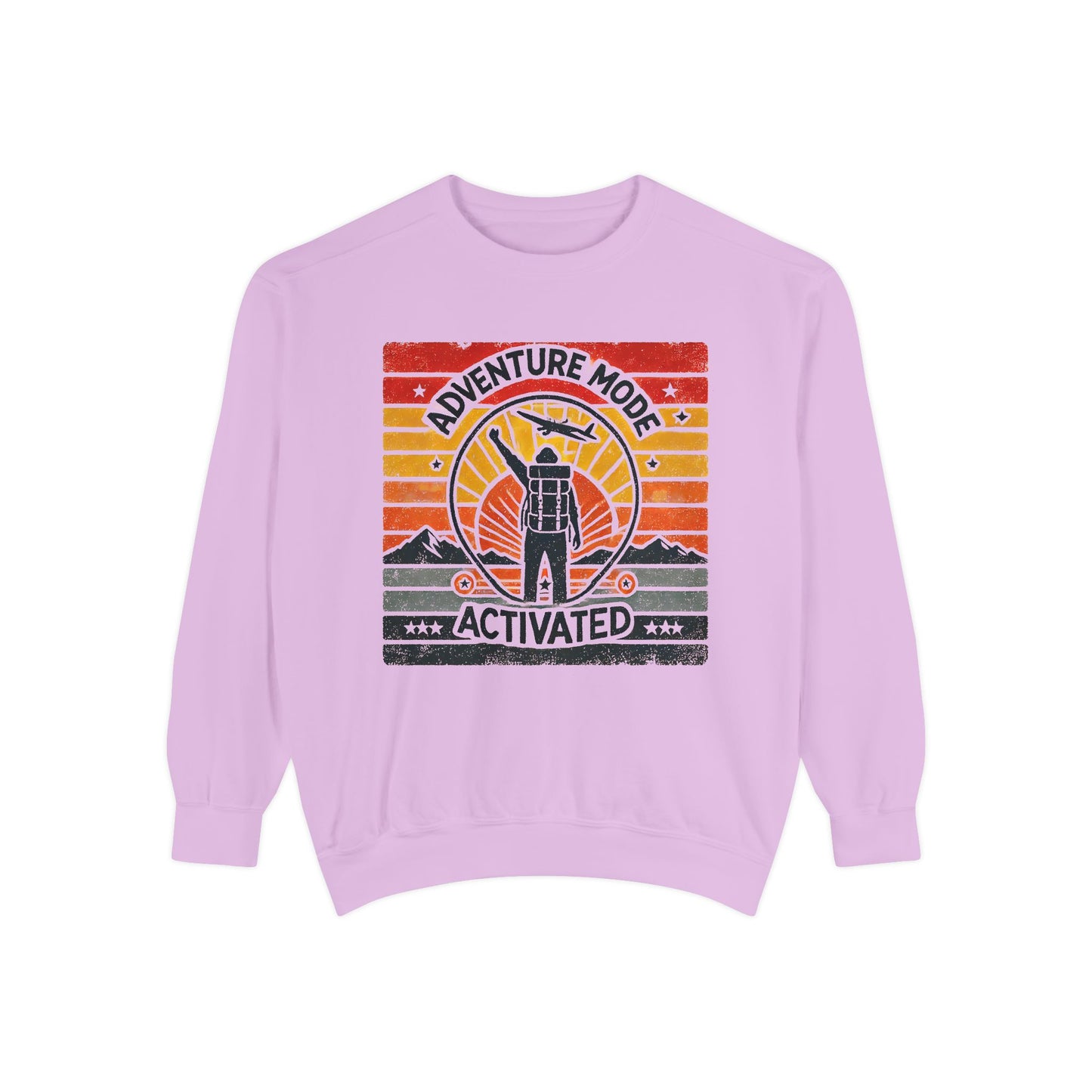 Adventure Mode Activated | Unisex Garment-Dyed Sweatshirt