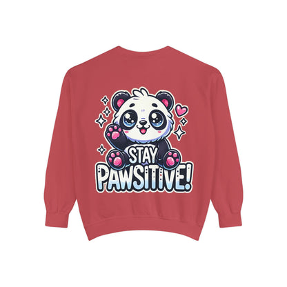 Pawsitive | Unisex Garment-Dyed Sweatshirt