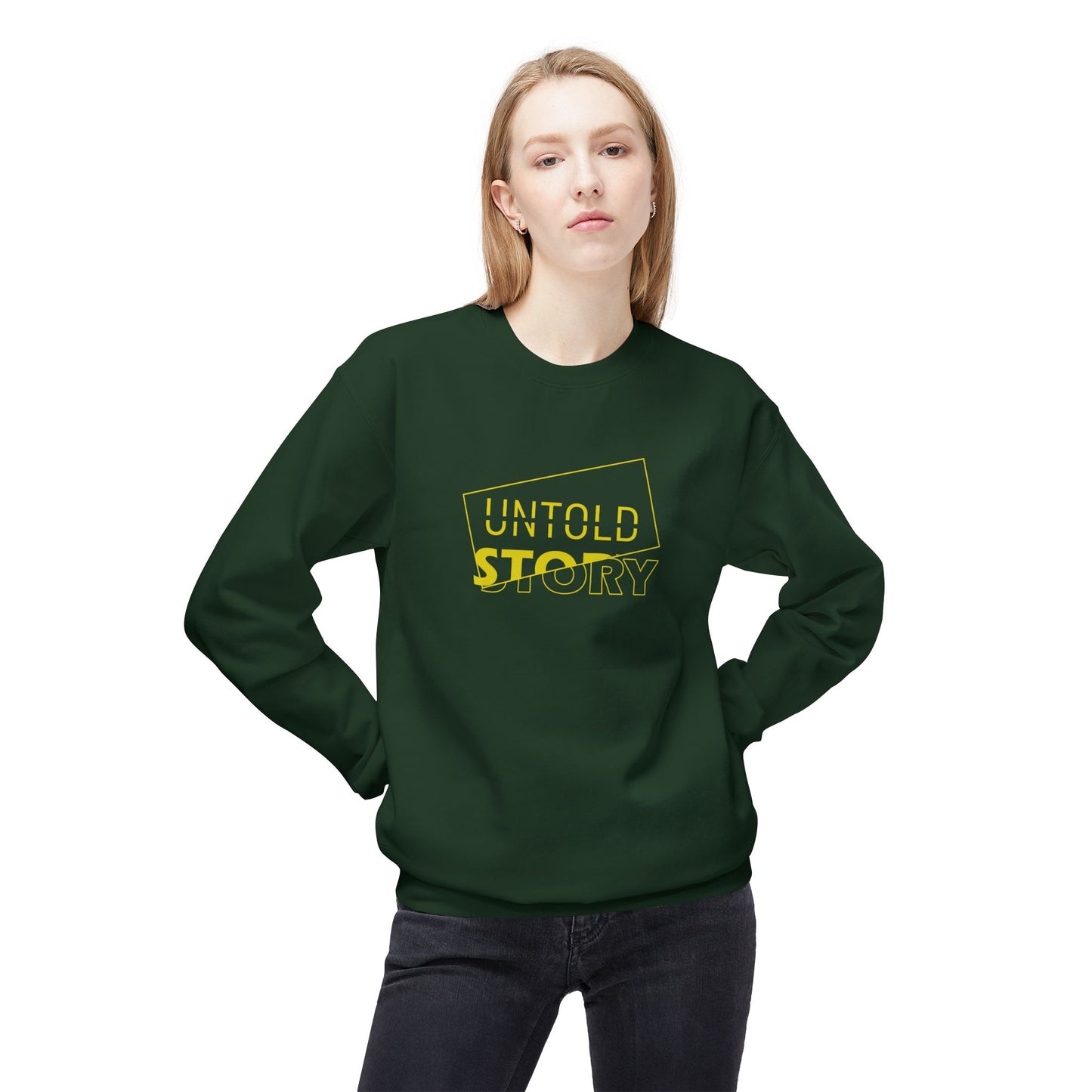 Untold Story_Unisex Midweight Softstyle Fleece Crewneck Sweatshirt