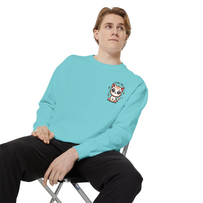 Feline Fine | Unisex Garment-Dyed Sweatshirt
