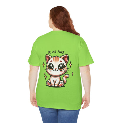 Feline Fine | Unisex Heavy Cotton Tee