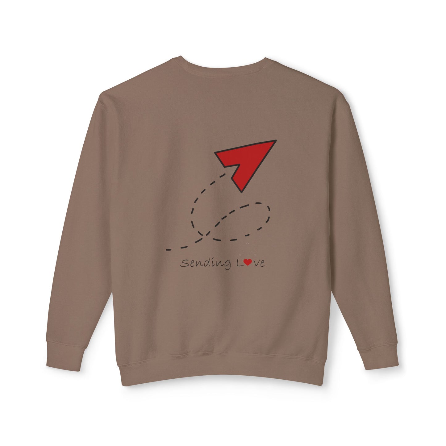 Sending Love | Unisex Lightweight Crewneck Sweatshirt