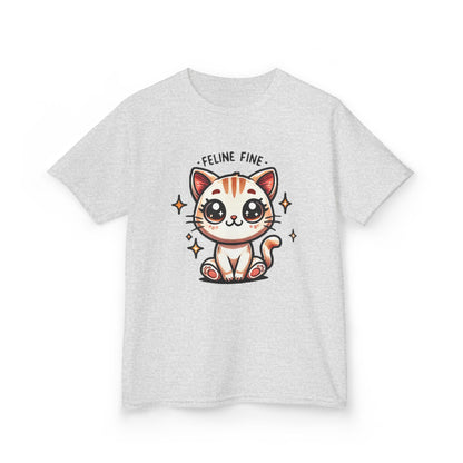 Feline Fine | Kids Heavy Cotton™ Tee