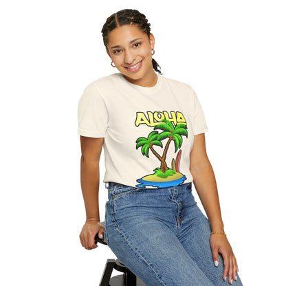 ALOHA | Unisex Garment-Dyed T-shirt