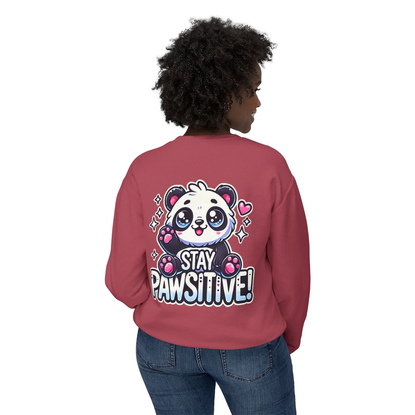Pawsitive | Unisex Lightweight Crewneck Sweatshirt