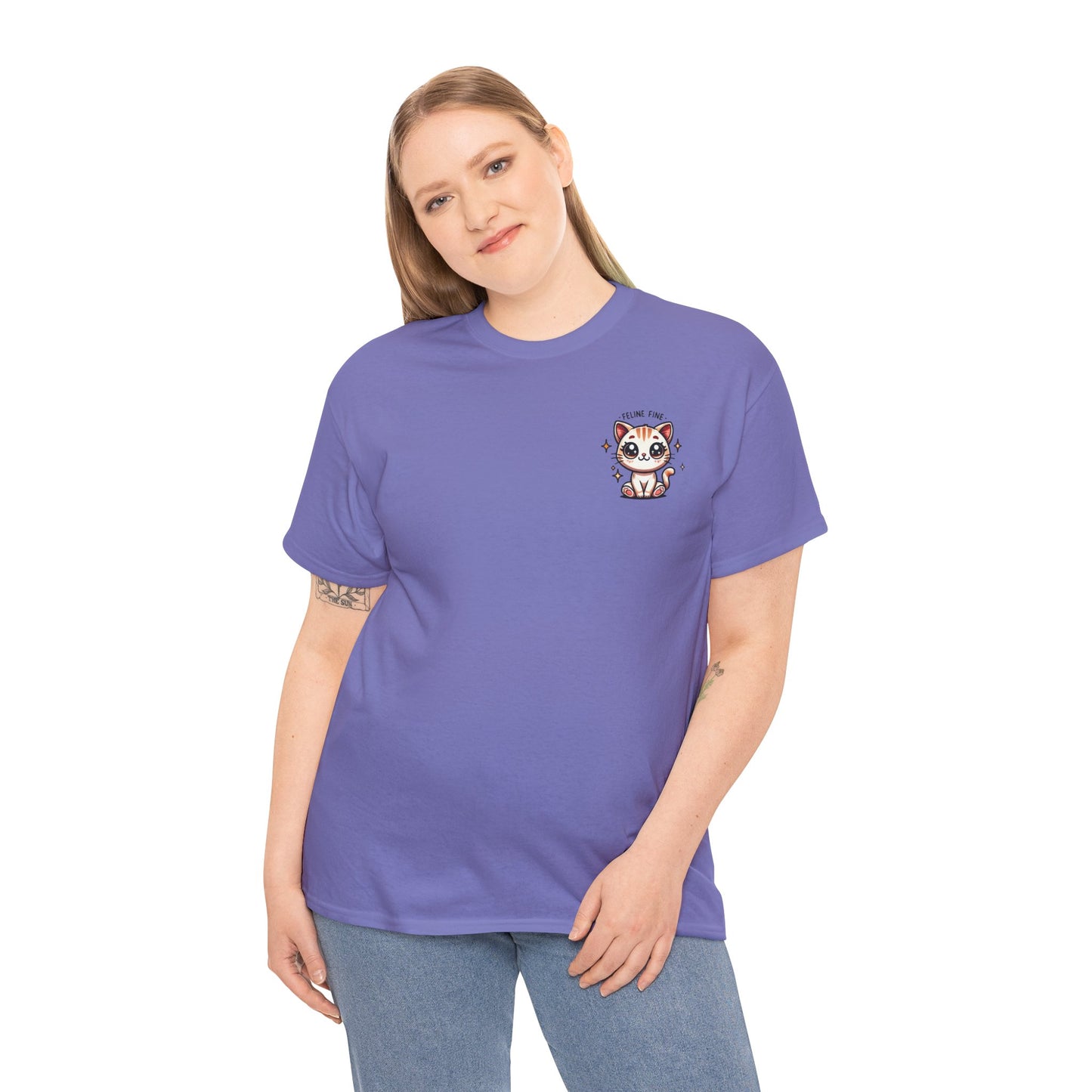 Feline Fine | Unisex Heavy Cotton Tee