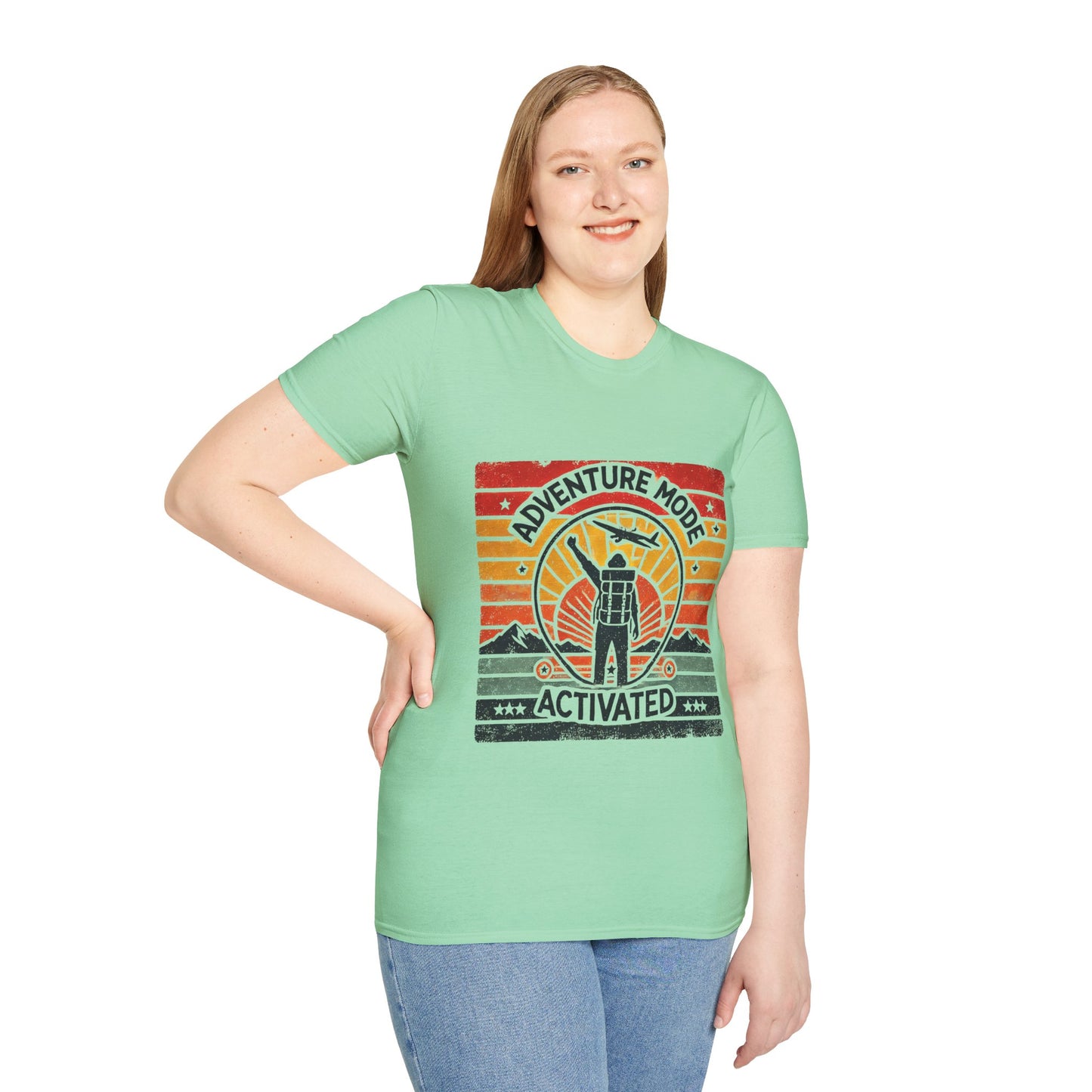 Adventure Mode Activated | Unisex Softstyle T-Shirt