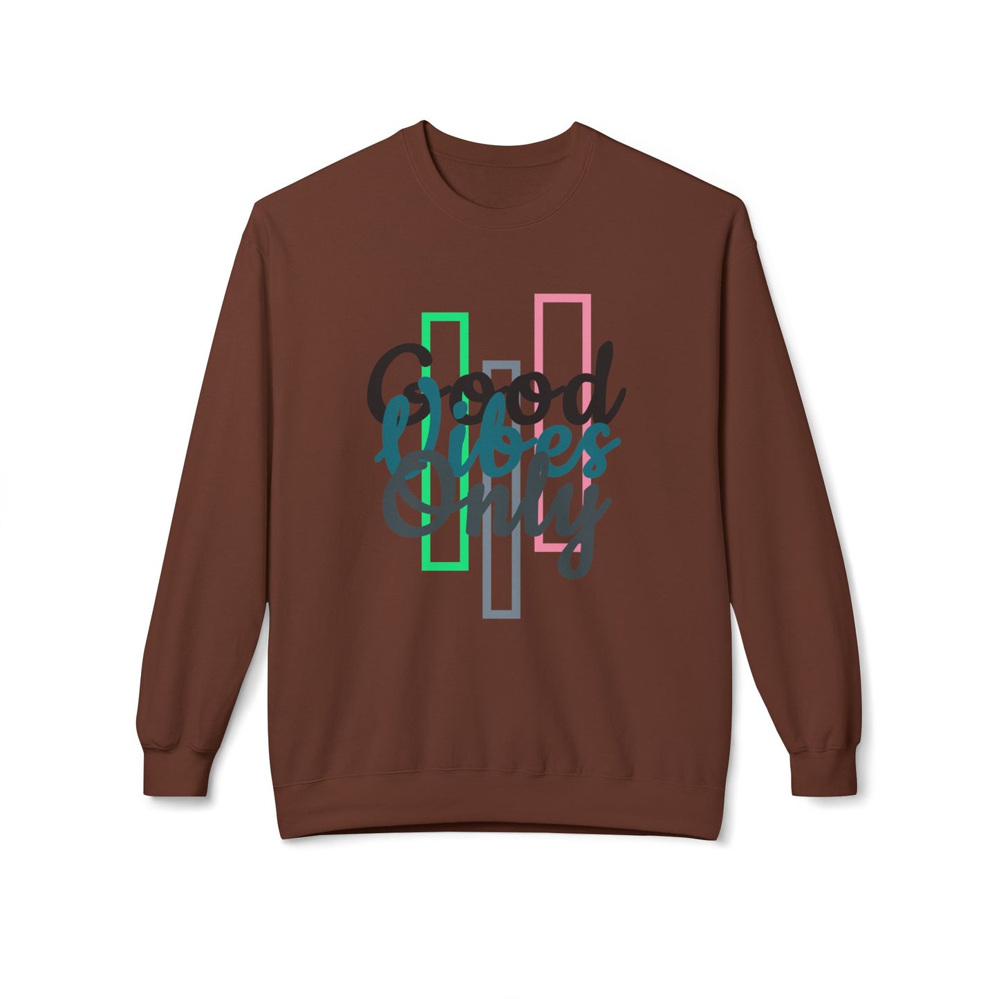 Good Vibes Only | Unisex Midweight Softstyle Fleece Crewneck Sweatshirt