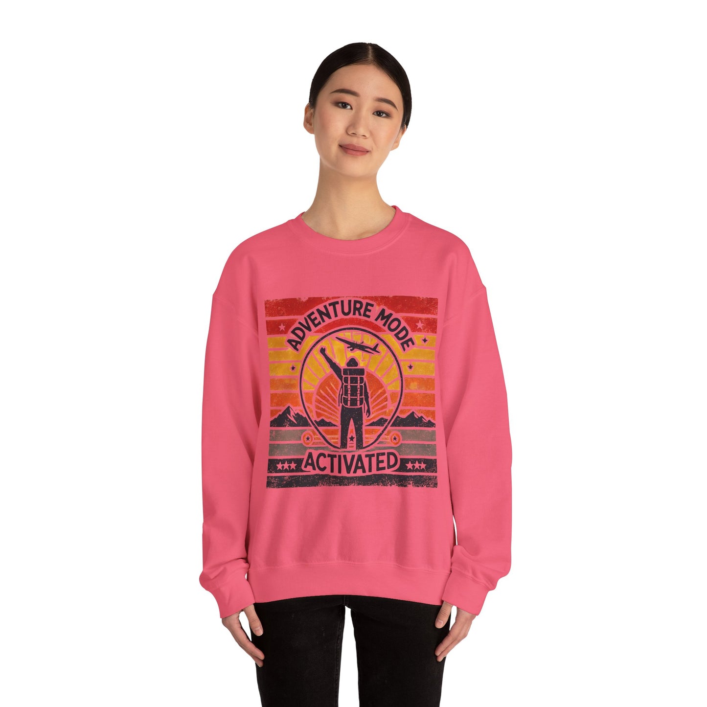 Adventure Mode Activated | Unisex Heavy Blend™ Crewneck Sweatshirt