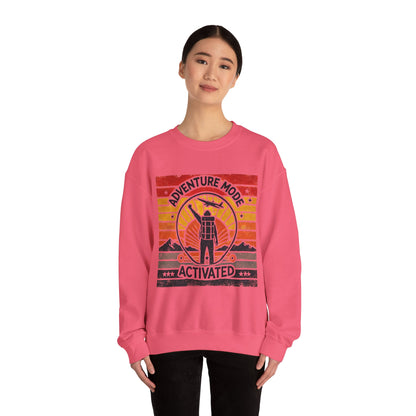 Adventure Mode Activated | Unisex Heavy Blend™ Crewneck Sweatshirt