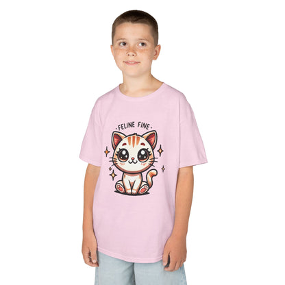 Feline Fine | Kids Heavy Cotton™ Tee