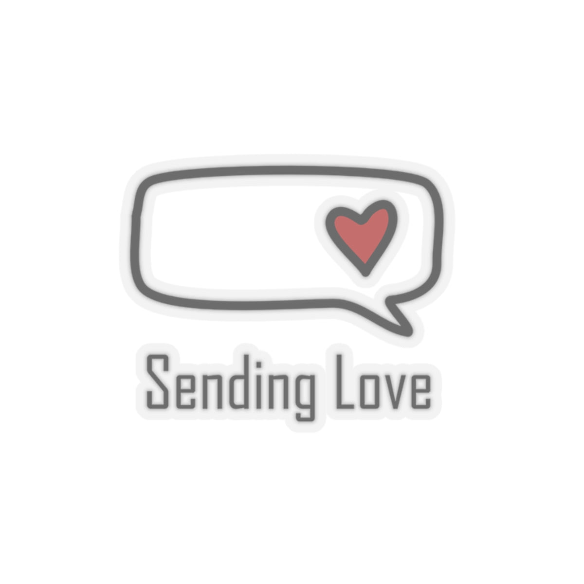 Sending Love_Kiss-Cut Stickers