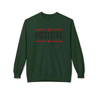 Positive_Unisex Midweight Softstyle Fleece Crewneck Sweatshirt