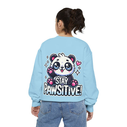 Pawsitive | Unisex Garment-Dyed Sweatshirt