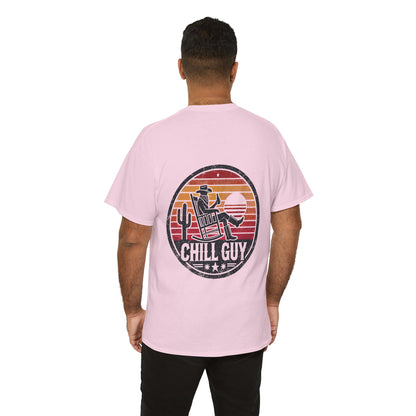 Chill Cowboy | Unisex Heavy Cotton Tee