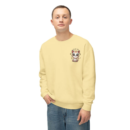 Feline Fine | Unisex Lightweight Crewneck Sweatshirt
