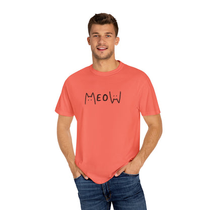 Meow_Unisex Garment-Dyed T-shirt